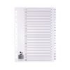 Index Dividers A4 A-Z White A4 Mylar Tabs