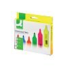 Highlighters Assorted Wallet 6 Chisel Tip