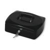 Metal Cash Box 250mm Black (10 Inch) Key Lock CBBK10 - Each