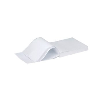 Listing Paper 279x241mm 2-Part Plain White/Pink Perf 1000 Sheets