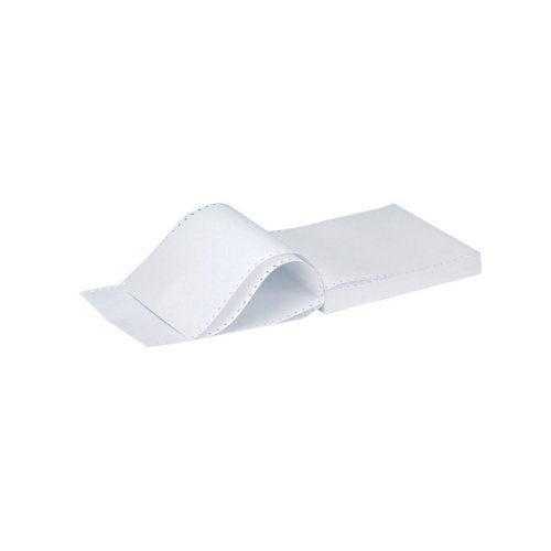 Listing Paper 279x241mm 2-Part Plain White/Pink Perf 1000 Sheets