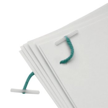 Plastic Ended Treasury Tags Green 152mm 27141/10 - Pack 100