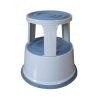Metal Step Kick Stool With Castors Grey 7RLSTEP-GY
