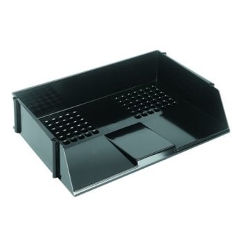Letter Tray Wide Black A4/Foolscap