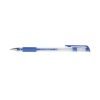 Gel Stick Pens Rubber Grip Rollerball Blue K2-03 - Pack 10