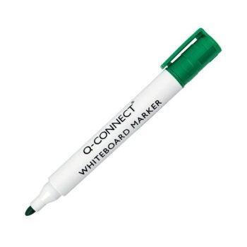 Drywipe Whiteboard Markers Green Bullet Tip - Pack 10