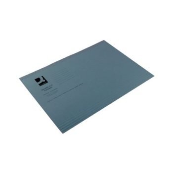 Square Cut Folders Manilla Foolscap 180gsm Blue 44113PLAIN - Pack 100