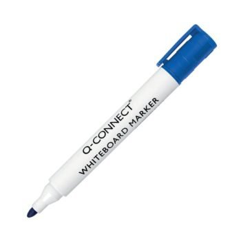Drywipe Whiteboard Markers Blue Bullet Tip - Pack 10