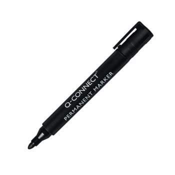 Permanent Markers Black Bullet Tip - Pack 10