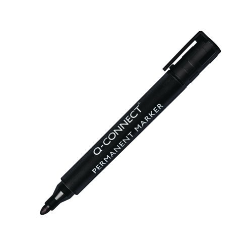 Permanent Markers Black Bullet Tip - Pack 10