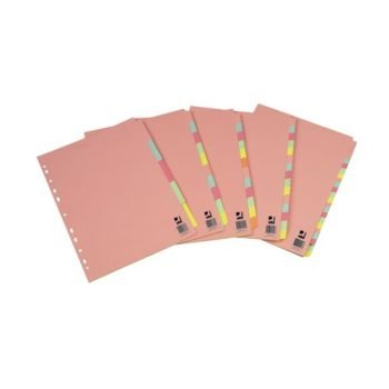 Subject Dividers Extra Wide 10 Part A4+ Assorted
