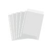 Punched Pockets A4 Embossed Clear Open Top 40 Microns - 100