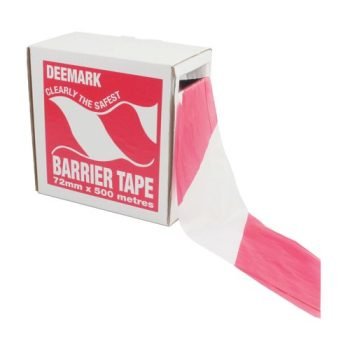 Barrier Tape Red White 70mm x 500m