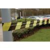Flexocare Polythene Barrier Tape 72mm x500m Black/Yellow 304927