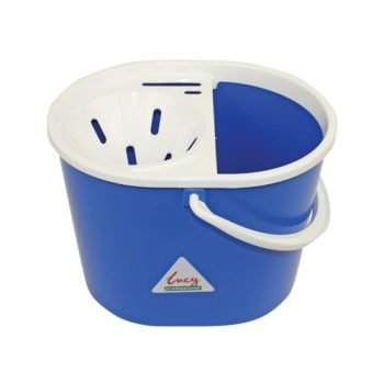 Plastic Mop Bucket With Wringer 15 Litre Blue - 0907002