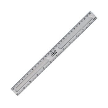 Plastic Rulers 300mm / 30cm Clear 796500 - Pack 20