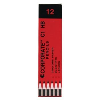 Wooden Pencils HB - Pack 12