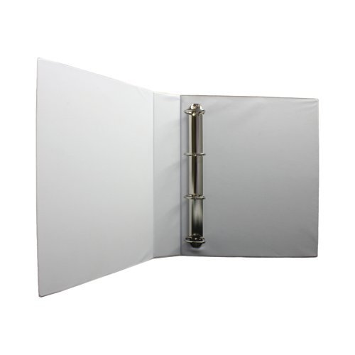 Presentation Ring Binders 40mm White 4 D-Rings A4 95441PLAIN - Pack 10