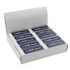 Erasers White with Blue Sleeve 792500 - Pack 20
