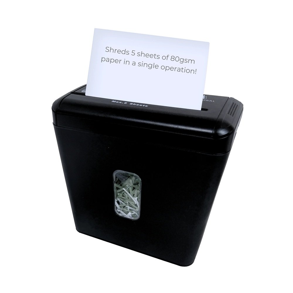 Compact Cross Cut Shredder 8.5 Litres (5 Sheet Capacity) - In Operation - Fusion Office UK Compact Cross Cut Shredder 8.5 Litres (5 Sheet Capacity) - In Operation - Fusion Office UK