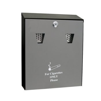 Lockable Ash Bin Wall Mounted - Box - Fusion Office UK