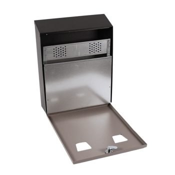 Lockable Ash Bin Wall Mounted - Open Box - Fusion Office UK