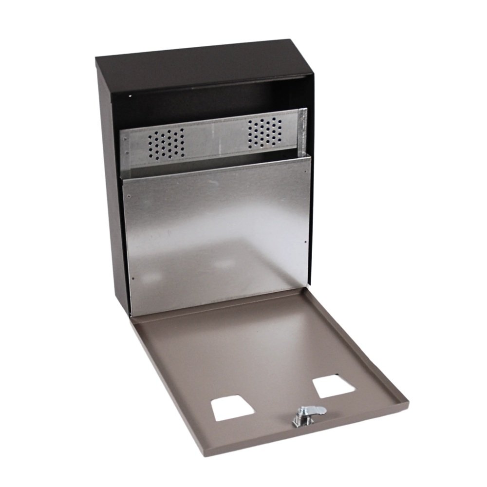 Lockable Ash Bin Wall Mounted - Open Box - Fusion Office UK Lockable Ash Bin Wall Mounted - Open Box - Fusion Office UK