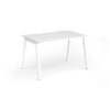 Connex Angled 1200 x 800 x 725mm Single Desk - White Frame / White Top - ACO128-WH-WH