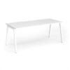 Connex Angled 1800 x 800 x 725mm Single Desk - White Frame / White Top - ACO188-WH-WH