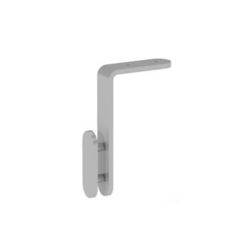 PET Screen bracket for Elev8 Desking - Silver - AHSB-EV-S