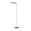 Anders LED floor lamp with swiveling head - Chrome & Black - ANFL