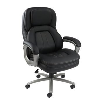 Atlas bariatric executive chair - black faux leather faced - ATL300T1-K