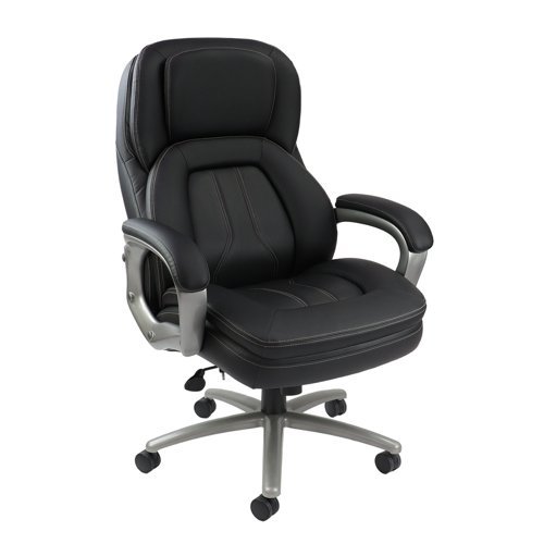 Atlas bariatric executive chair - black faux leather faced - ATL300T1-K