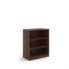 Deluxe bookcase 1200mm high with 2 shelves - Walnut - BC12W