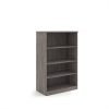 Deluxe bookcase 1600mm high with 3 shelves - Grey Oak - BC16GO