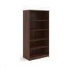 Deluxe bookcase 2000mm high with 4 shelves - Walnut - BC20W