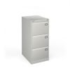 Universal Steel Filing Cabinet 3 Drawer - Grey - BDEF3G