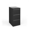 Universal Steel Filing Cabinet 3 Drawer - Black - BDEF3K