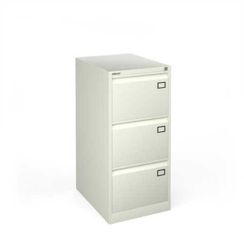 Universal Steel Filing Cabinet 3 Drawer - White - BDEF3WH
