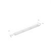 Connex Plus 1400w Back To Back Cable Tray White - COU-DCT14-WH