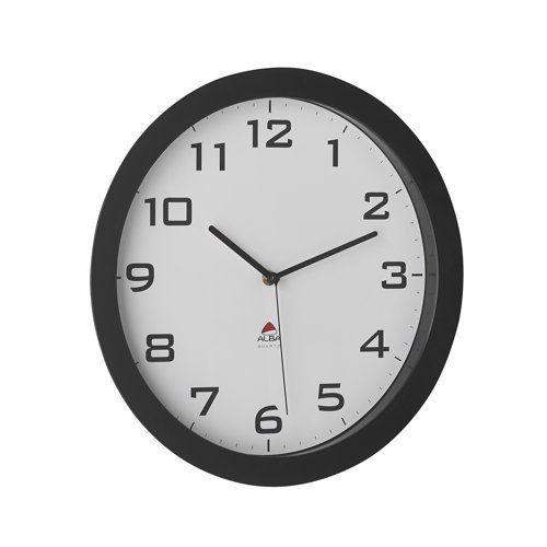 Cosmos large wall clock 380mm - Black & White - COWC