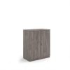 Systems double door cupboard 1200mm high - Grey Oak - DD12GO