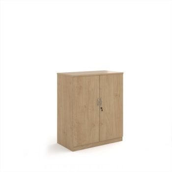 Systems double door cupboard 1200mm high - Kendal Oak - DD12KO