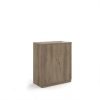 Systems double door cupboard 1200mm high - Nebraska Oak - DD12NO