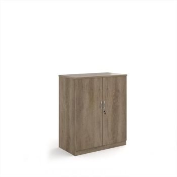 Systems double door cupboard 1200mm high - Nebraska Oak - DD12NO
