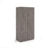 Systems double door cupboard 2000mm high - Grey Oak - DD20GO