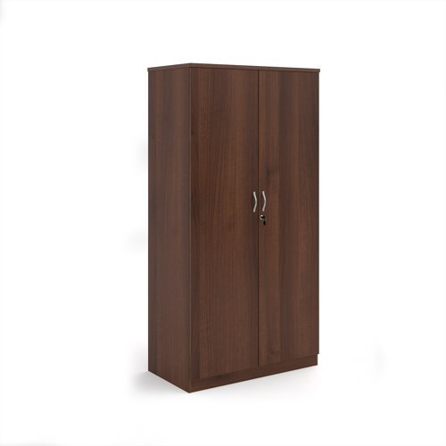 Systems double door cupboard 2000mm high - Walnut - DD20W