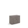 Systems double door cupboard 800mm high - Grey Oak - DD8GO