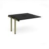 Adapt add on unit single 1200mm x 1200mm - green frame black top - E1212-AB-GN-BK