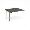 Adapt add on unit single 1200mm x 1200mm - green frame storm grey top - E1212-AB-GN-OG